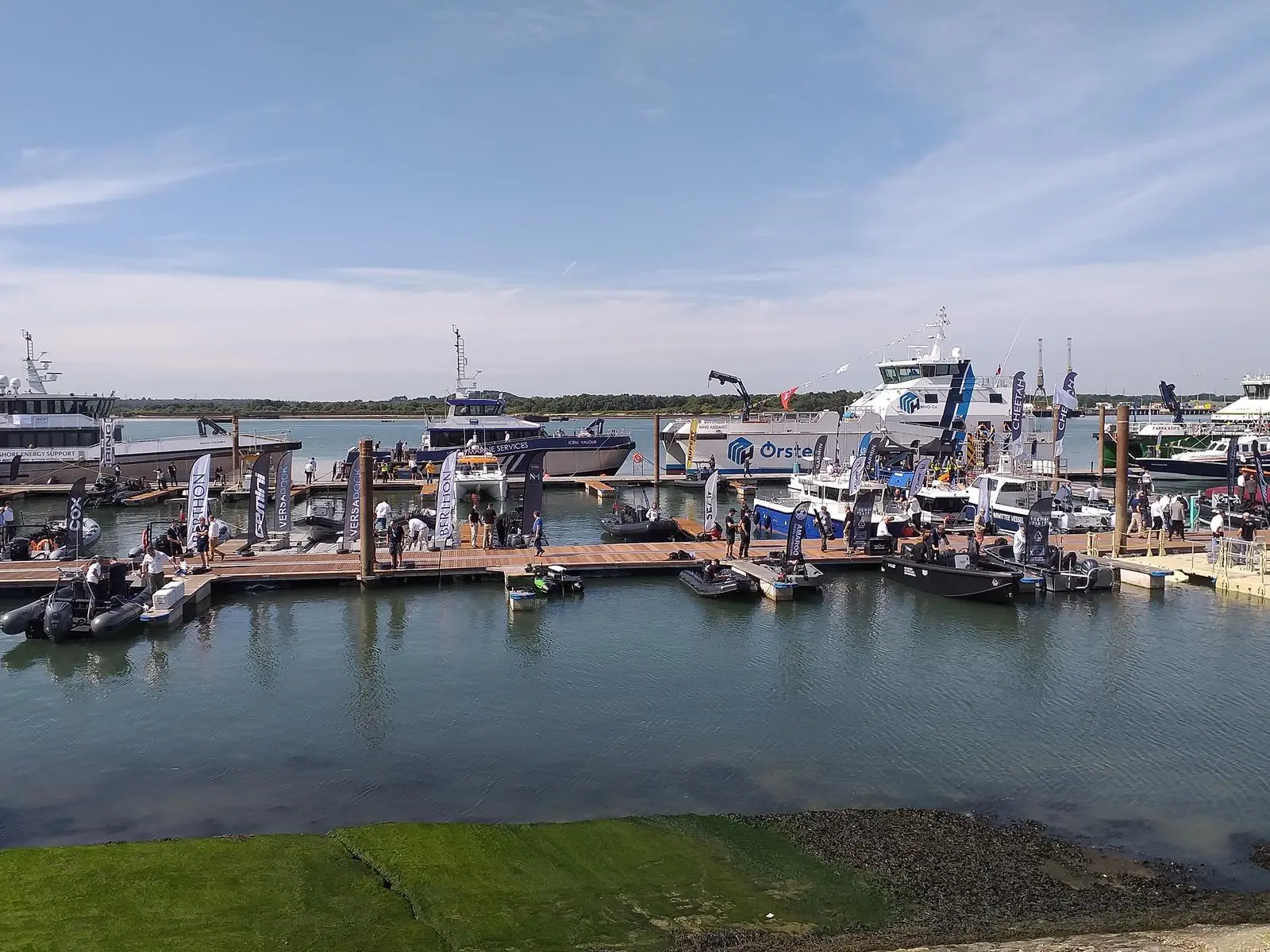 Diverse Marine had Seacat Colombia and Iceni Valour on display at Seawork