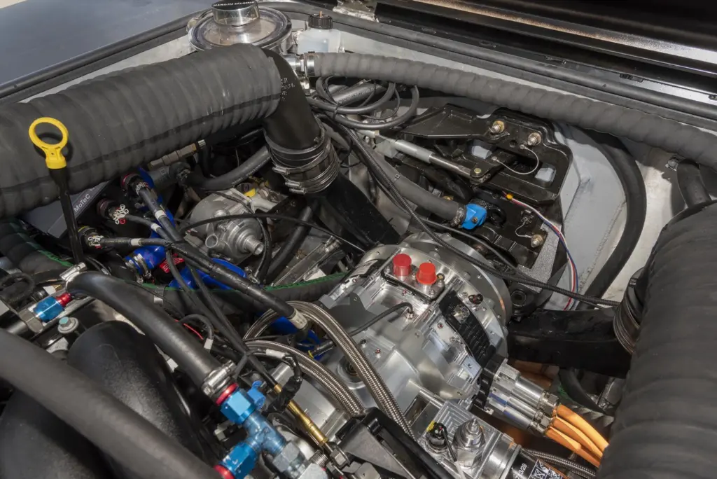 LS3 V8 runs on gasoline and methanol