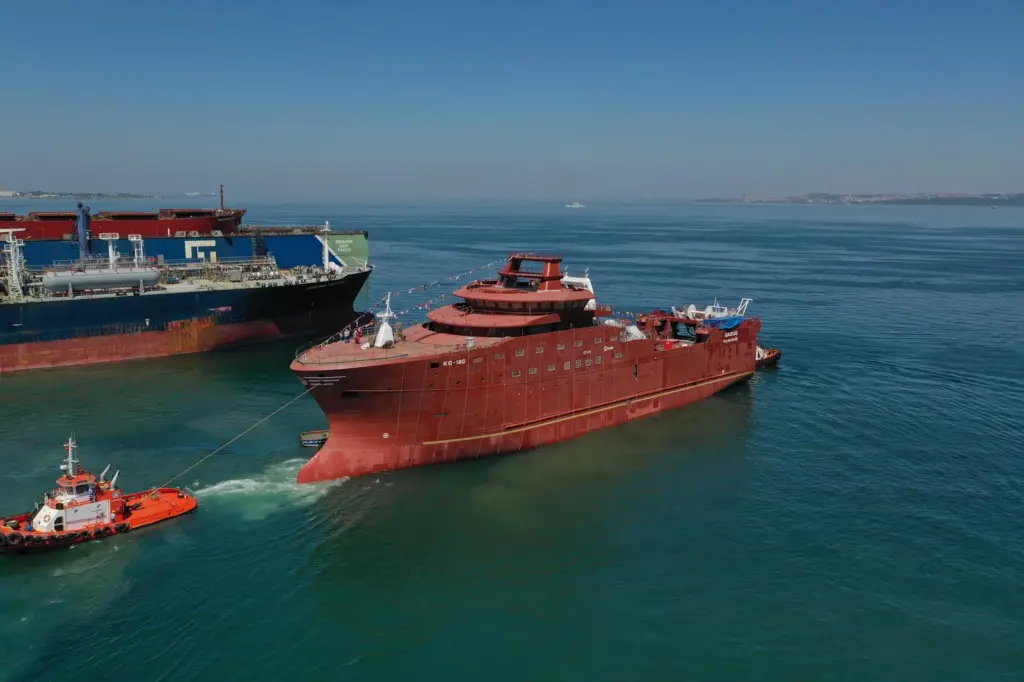 The newly completed Gadus is the second trawler completed for P/F JFK within the space of two months