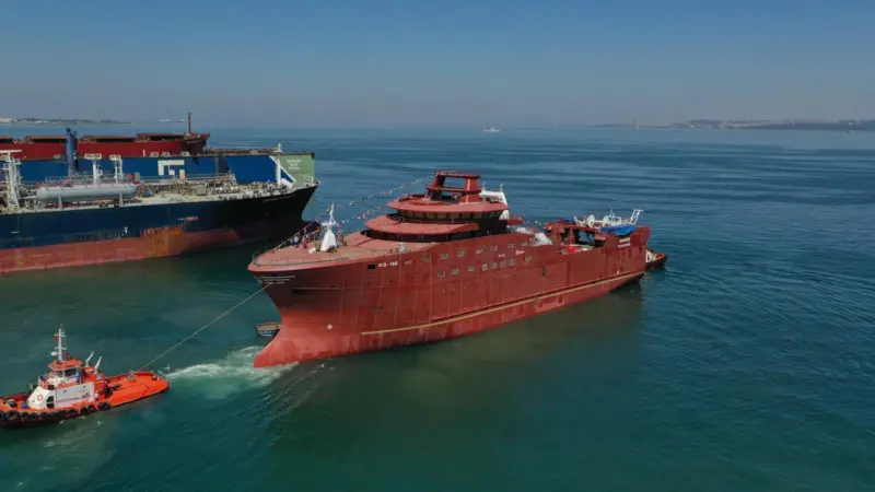 The newly completed Gadus is the second trawler completed for P/F JFK within the space of two months
