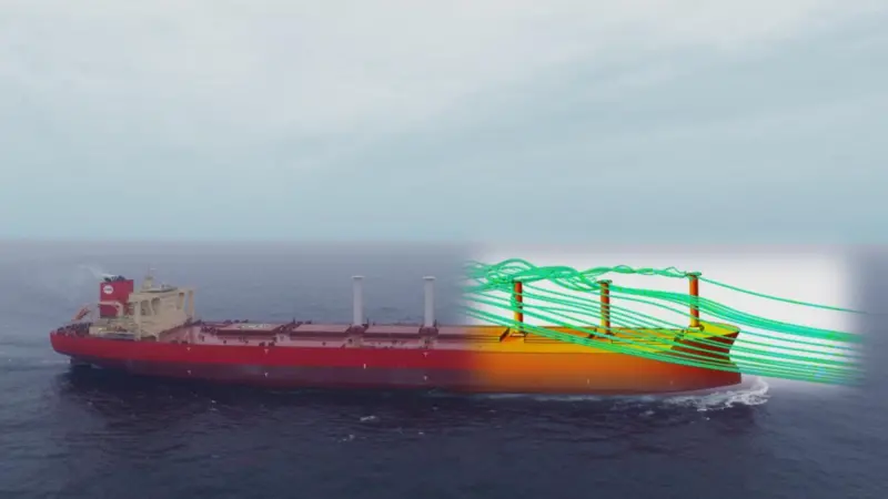 Vale recently had rotor sails installed on Sea Zhoushan, one of the largest ships in the world