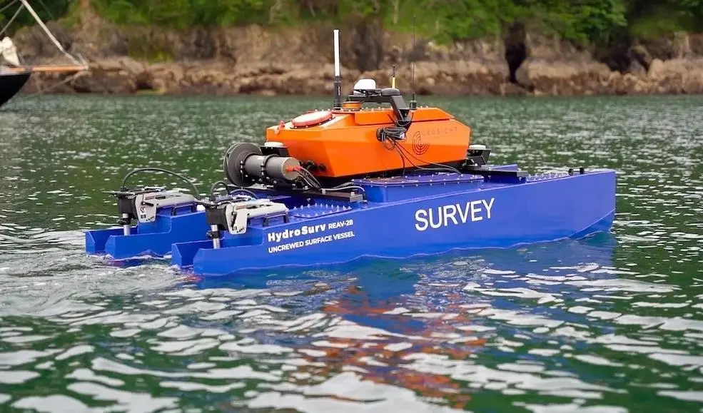 HydroSurv REAV-28 Uncrewed Surface Vessel (USV) – credit Valeport