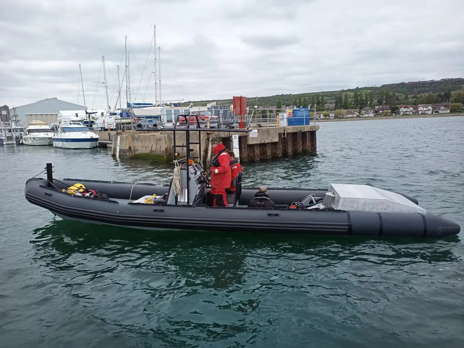 CHAMP prototype in on-water testing