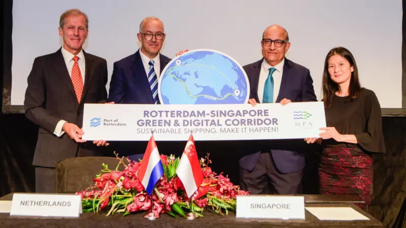 Rotterdam - Singapore Green Corridor - 2 August 2022