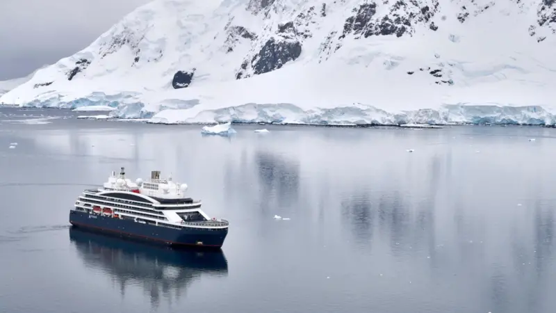 Le Commandant Charcot has a dual role as a cruise and scientific research vessel