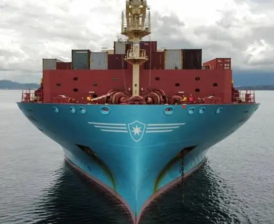 Maersk container ship