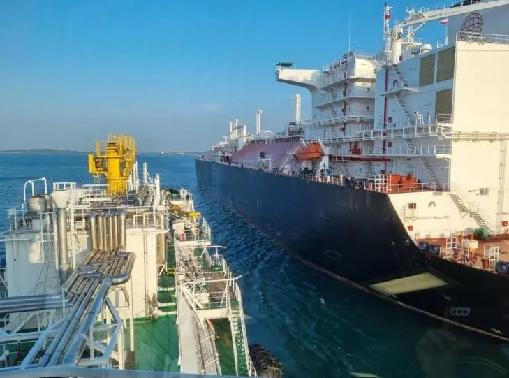 FueLNG Bellina, Singapore's first LNG bunkering vessel Courtesy FueLNG