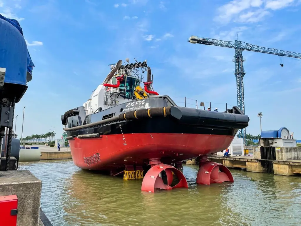 'Plis Fos' will be 'the strongest tug in the Caribbean' (Damen)