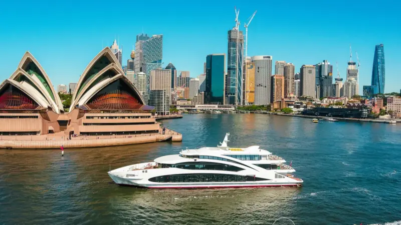 The Jackson dinner cruiser in Sydney Harbour