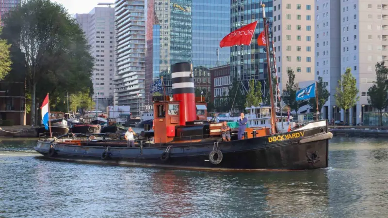 Preserved vessels from the Maritime Museum were kept busy (Peter Barker)