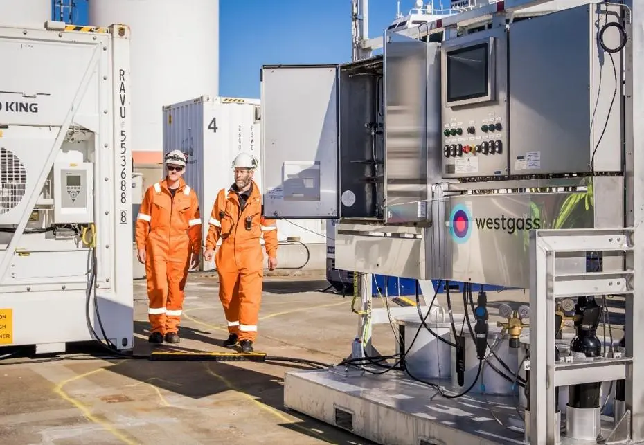 Hydrogen shore power