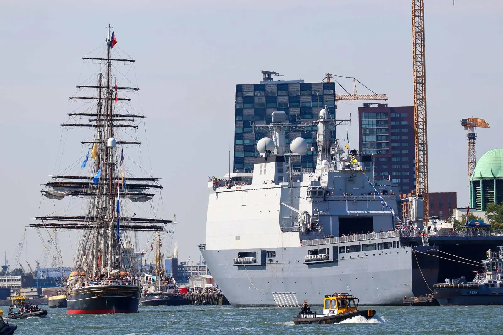 Royal Netherlands Navy 'Rotterdam' and 'Stad Amsterdam' (Peter Barker)