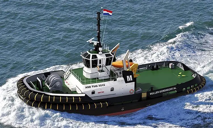 Muller's order demonstartes a healthy European demand for capable towage services (Damen)