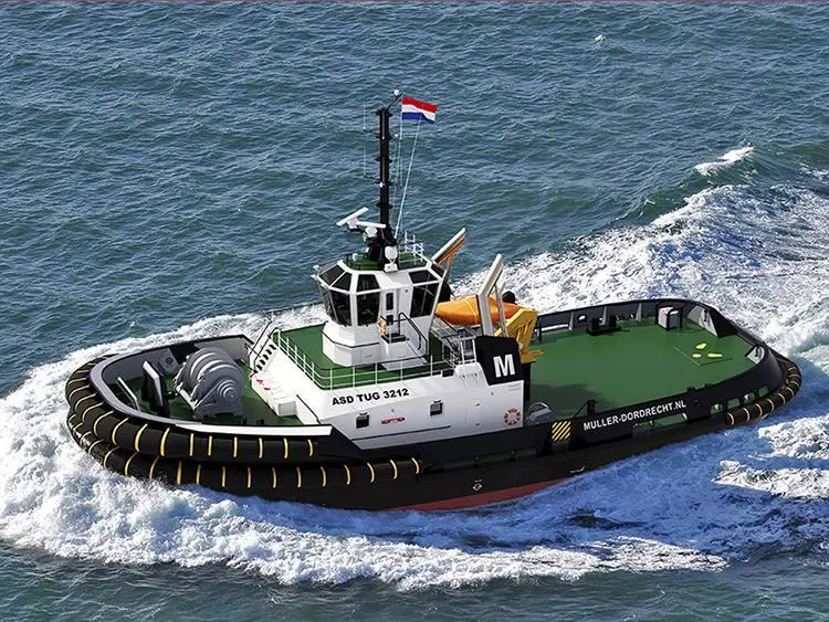 Muller's order demonstartes a healthy European demand for capable towage services (Damen)