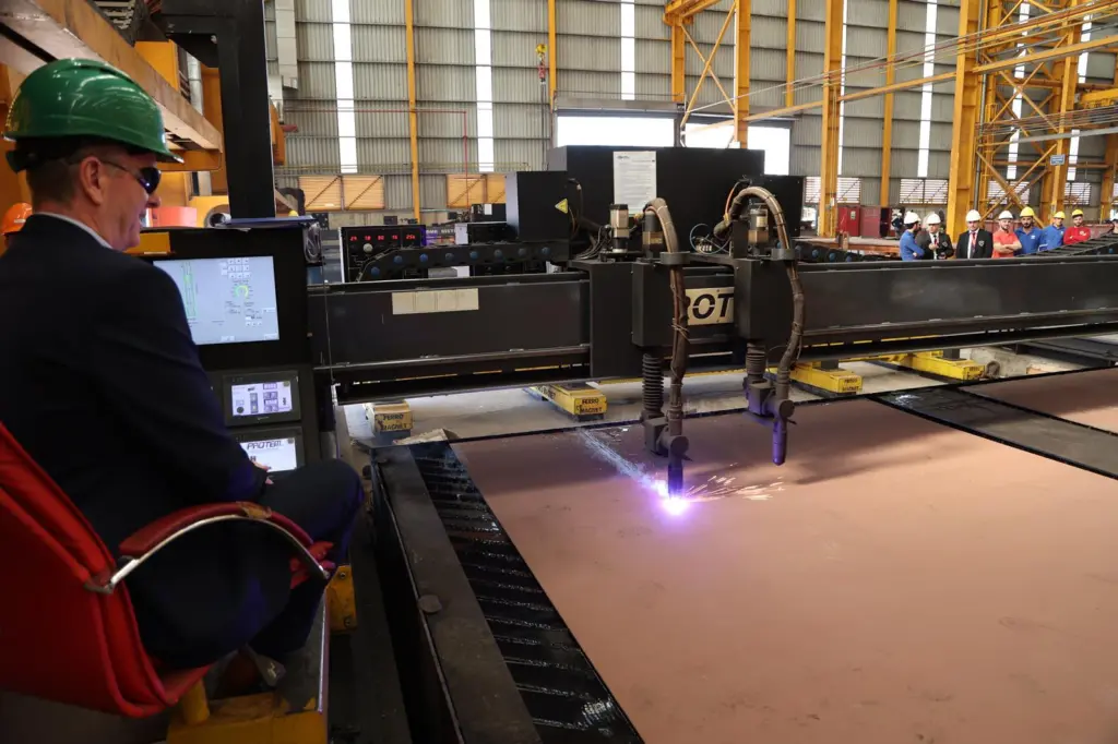 The construction of two new ferries for Islay is officially underway