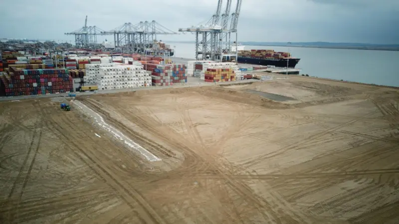 Work has begun at London Gateway’s fourth berth