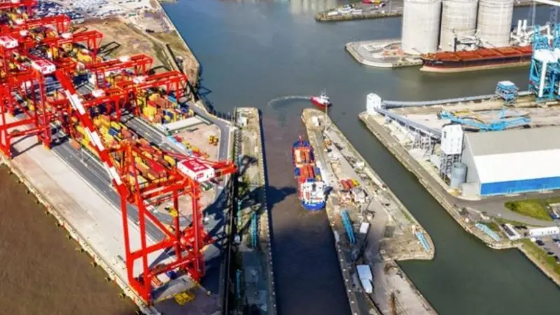 The Port of Liverpool, like many other ports, is experiencing a significant decline in volume due to the current economic crisis