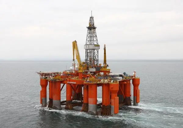 Blackford Dolphin drilling rig