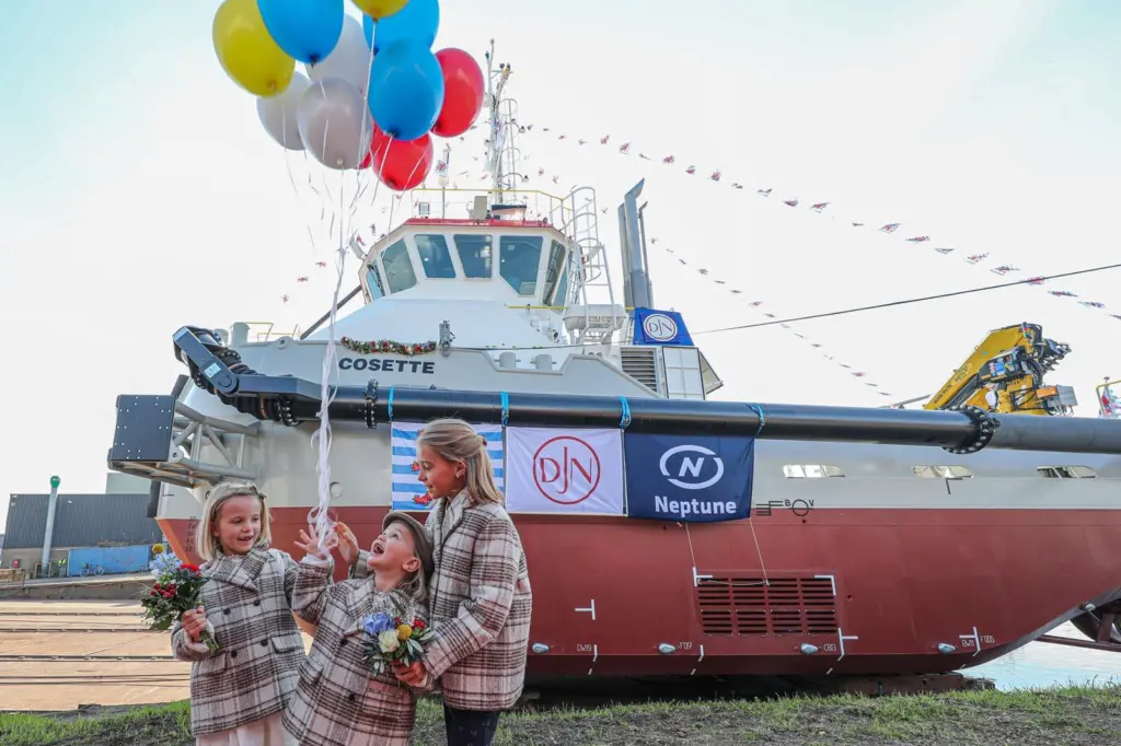 Jan De Nul Group - Launching WID Cosette 12.10.2022