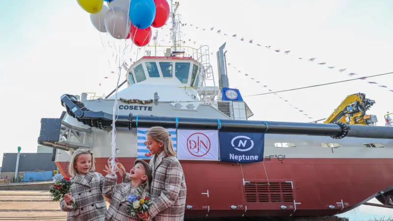 Jan De Nul Group - Launching WID Cosette 12.10.2022