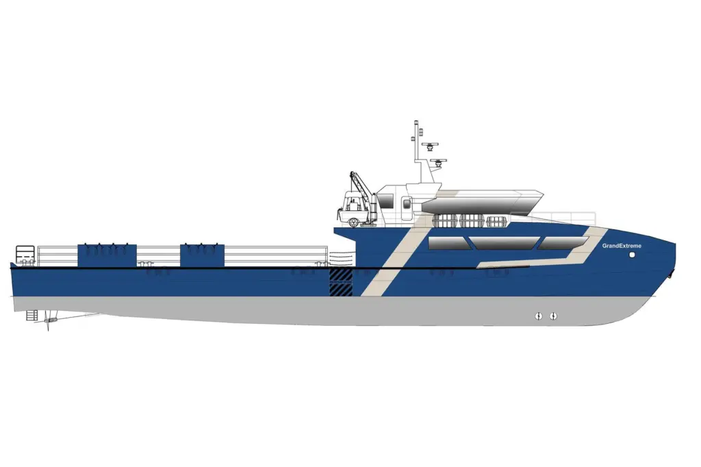 Grandweld’s GrandExtreme design is a 42m crewboat series