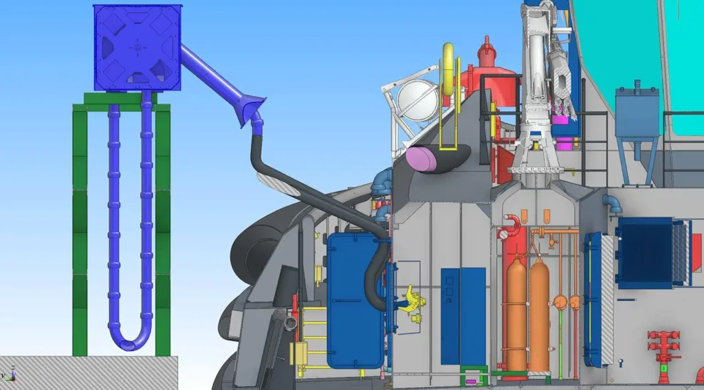 Sanmar's battery charging system can be operated by one person (Sanmar)