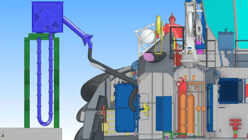 Sanmar's battery charging system can be operated by one person (Sanmar)