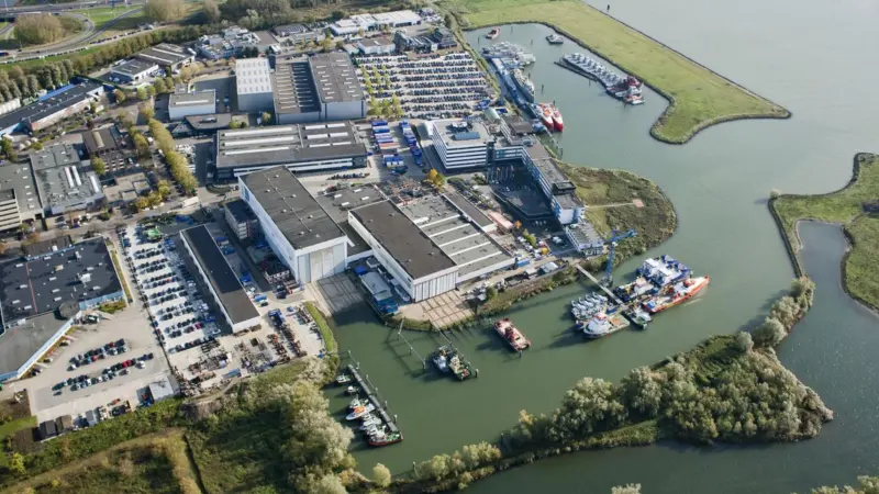 Damen Shipyards Gorinchem wordt uitgebreid (foto Damen)