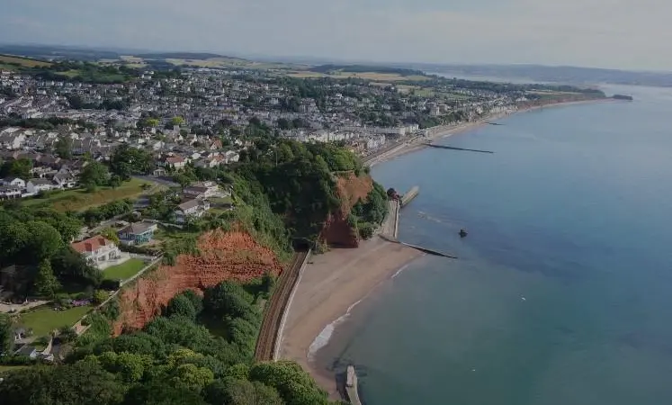 Coastal resilience works are needed on a stretch of coast near 'England's Riviera'