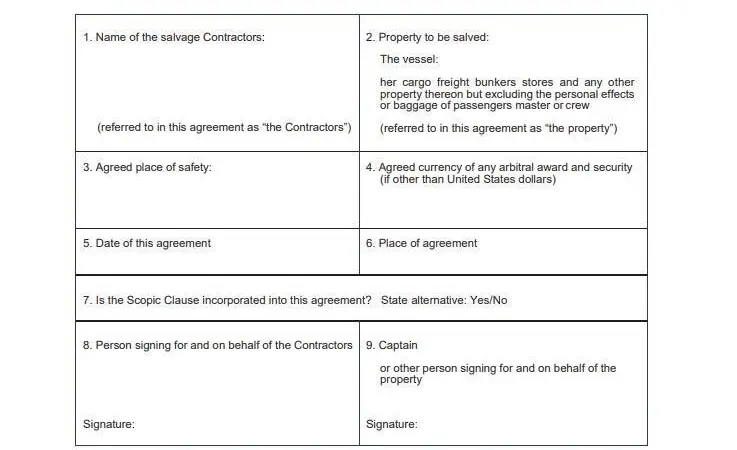 Work is continuing to reinvigorate Lloyd's Open Form (Lloyd's Salvage Arbitration Branch)