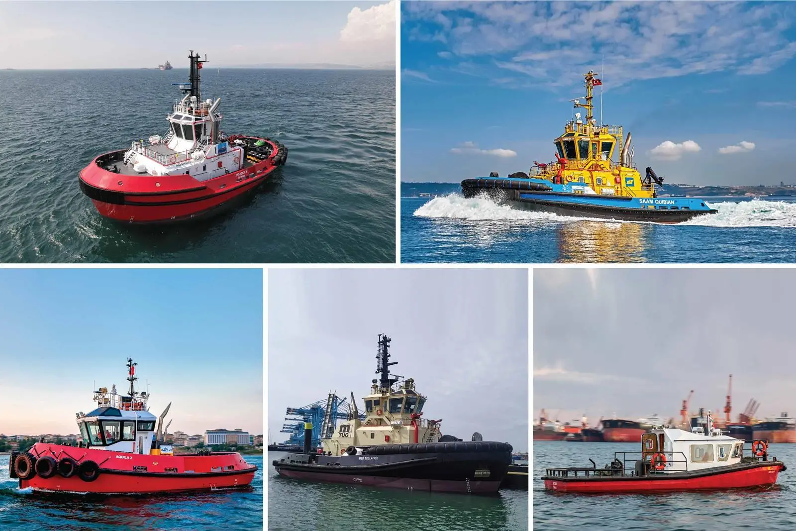 Sanmar has delivered five tugs in one week (Sanmar)