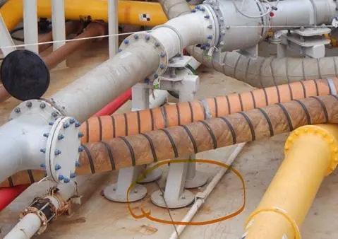 Using C-Claw as pipe support means no welding is required.