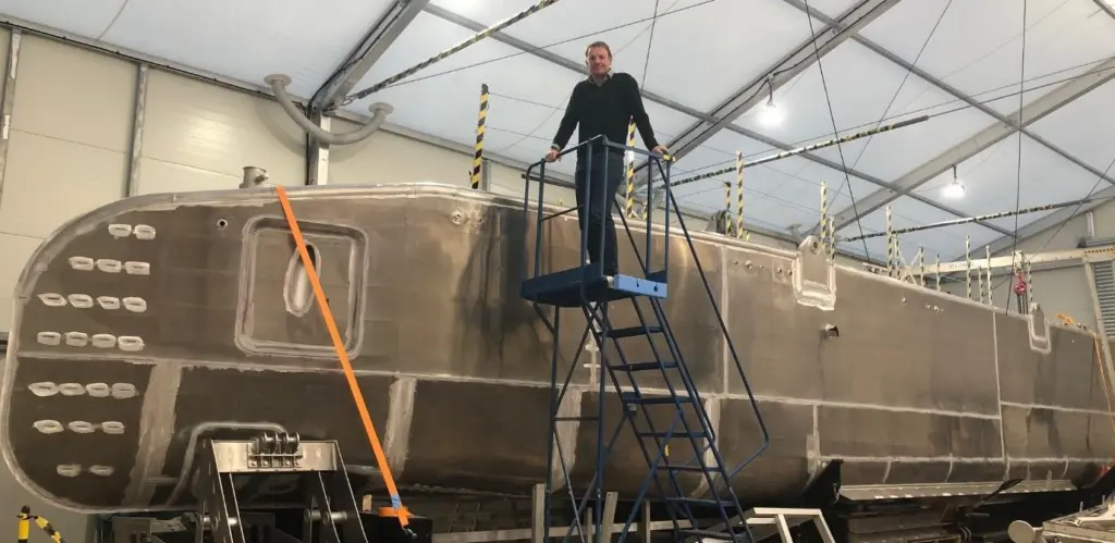 SEA-KIT's first 18m vessel currently in build. (SEA-KIT)