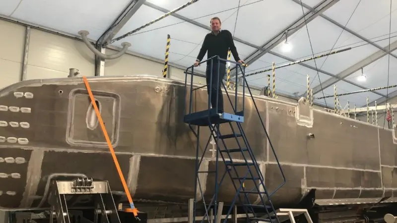 SEA-KIT's first 18m vessel currently in build. (SEA-KIT)