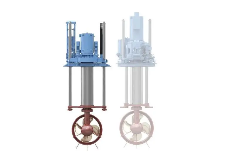 Kongsberg's new retractable azimuth thrusters