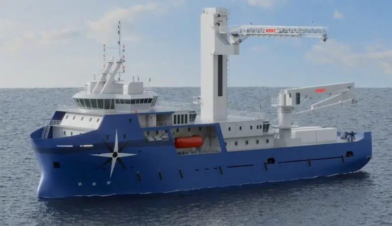 Marco Polo Marine CSOV_SMST mission equipment_ gangway TAB-L_3D crane_def