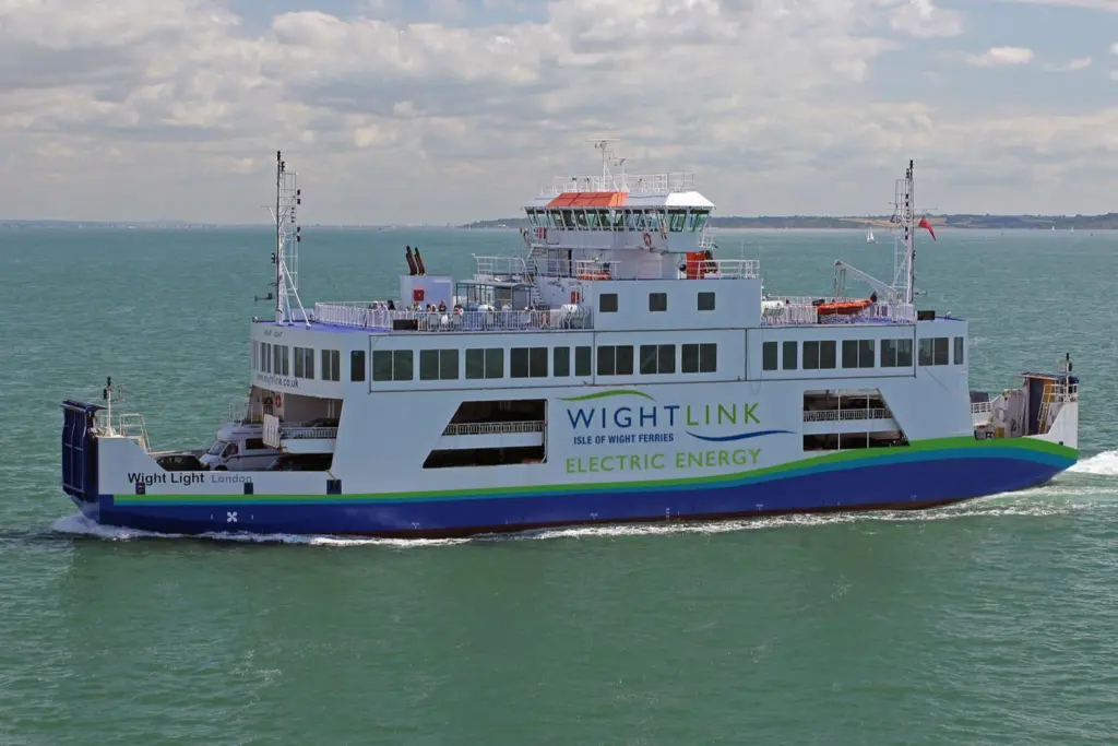 Wight Link's all electric ferry