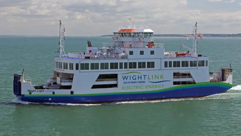 Wight Link's all electric ferry
