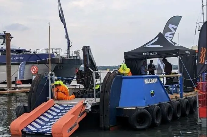 Zelim's Swift Rescue Conveyor was demonstrated at Seawork 2022