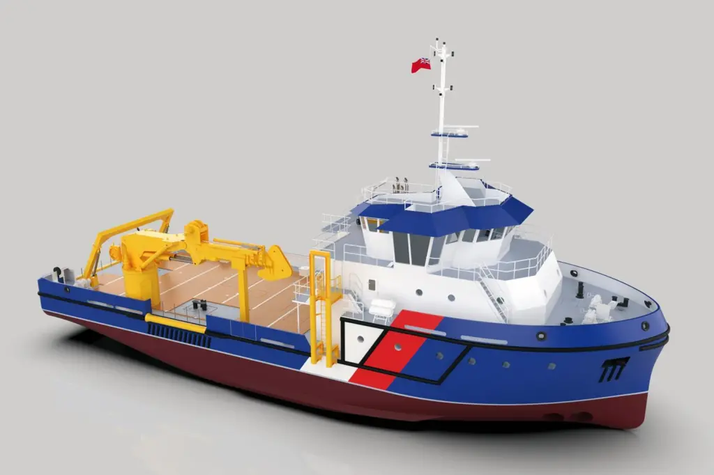 Briggs Marines newly commissioned maintenance support vessel