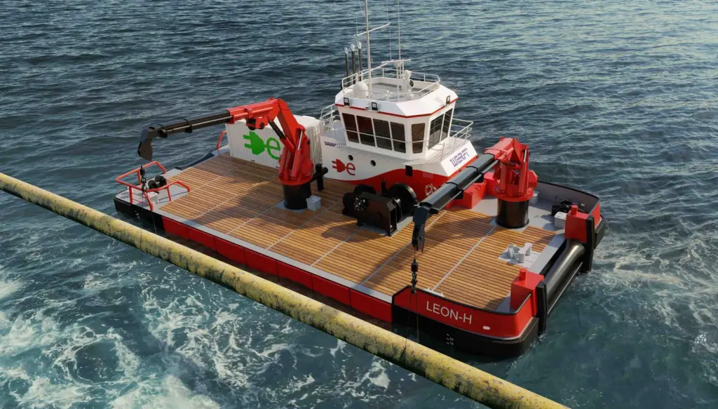 Werft Shipbuilding's workboat will have a hybrid arrangement (Werft)