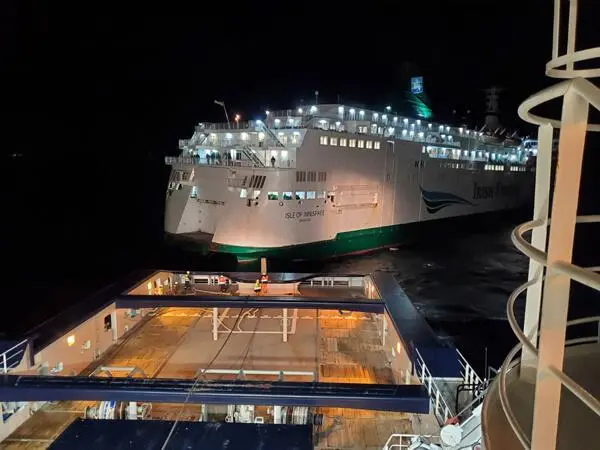 The French ETV 'Abeille Normandie' responded following a ferry fire (Préfecture-Maritime-Manche-et-Mer-du-Nord)