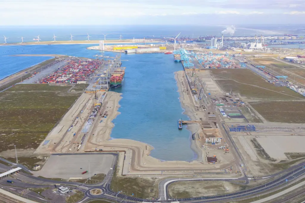 Maasvlakte II container terminal at Rotterdam