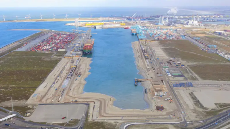 Maasvlakte II container terminal at Rotterdam