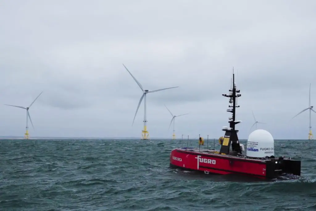 Fugro Blue Essence at Aberdeen windfarm
