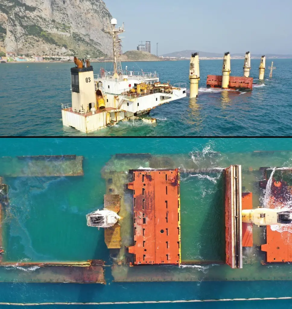 Gibraltar Port Authority published a detailed survery report on the OS 35 wreck (GPA)