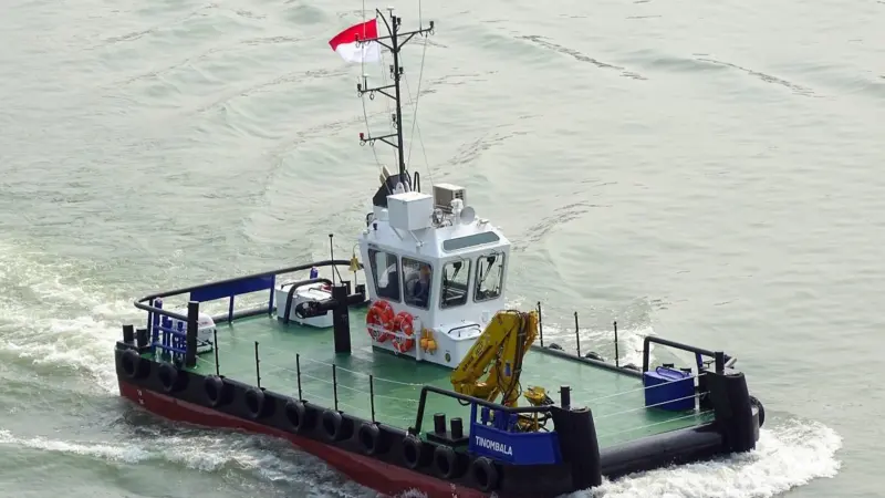 'Tinombala' was immediately available as part of Damen's stock-build policy in China (Damen)