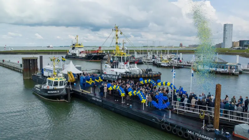 Multraship tug naming ceremony