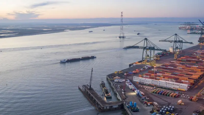 The Europa Terminal at the Port of Antwerp-Bruges
