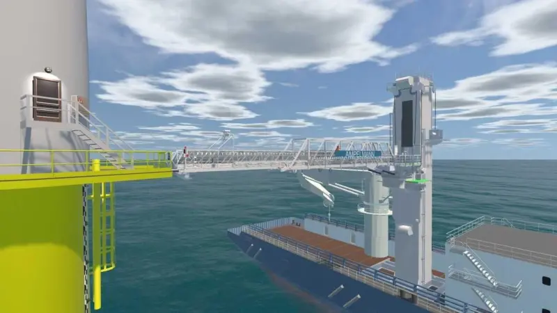 Ampelmann W-Type gangway